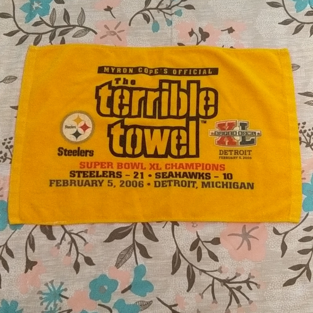 TERRIBLE TOWEL.
